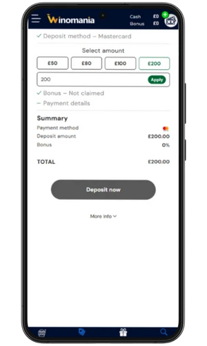 Make a deposit